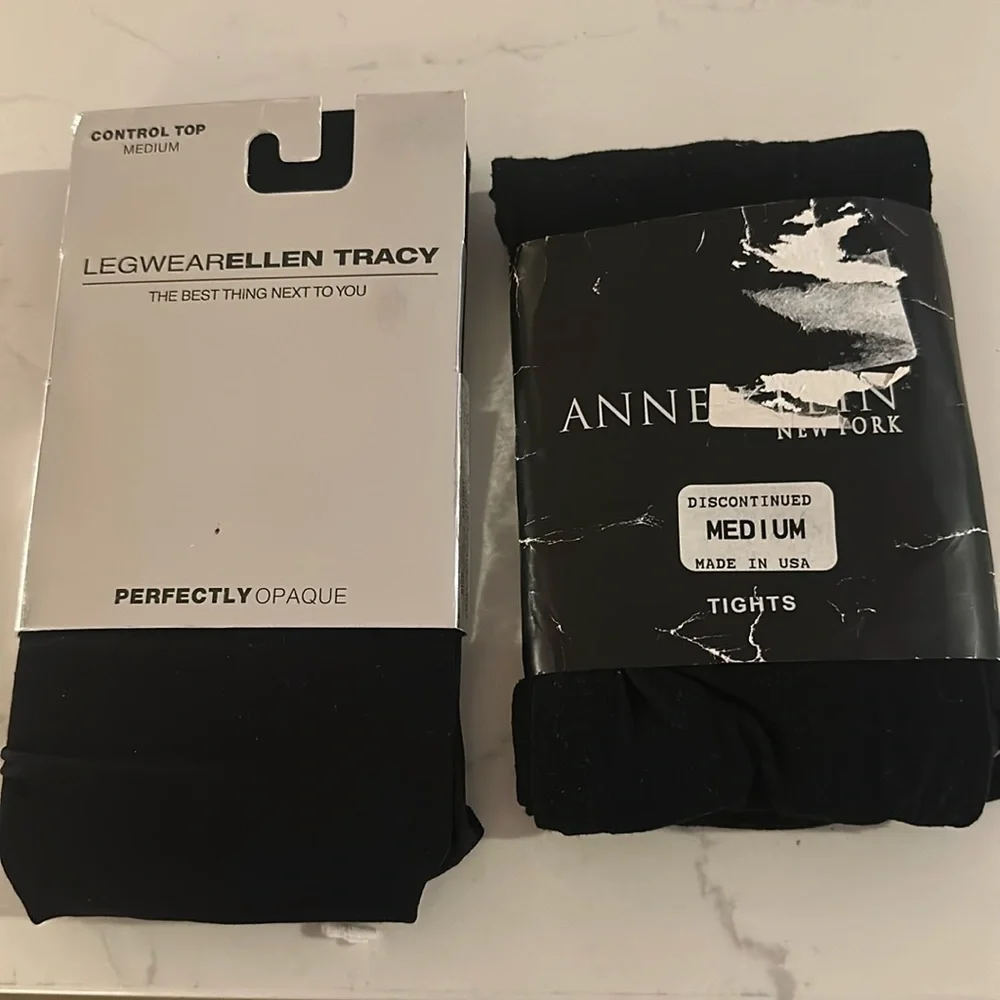 Two Pairs of Medium Tights/Legwear